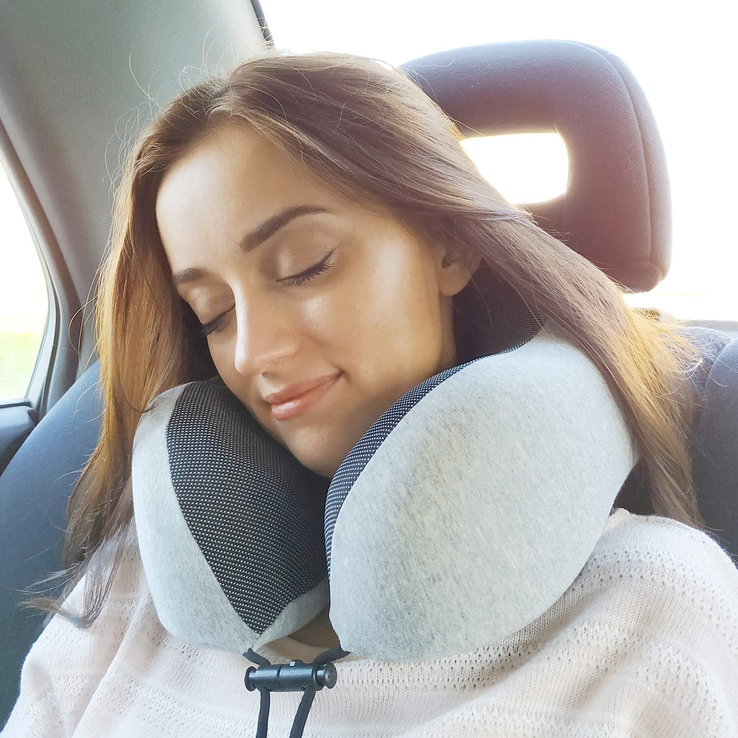 Memory Foam U-Shaped Travel Pillow Neck Support Head Rest Car Plane Soft Cushion