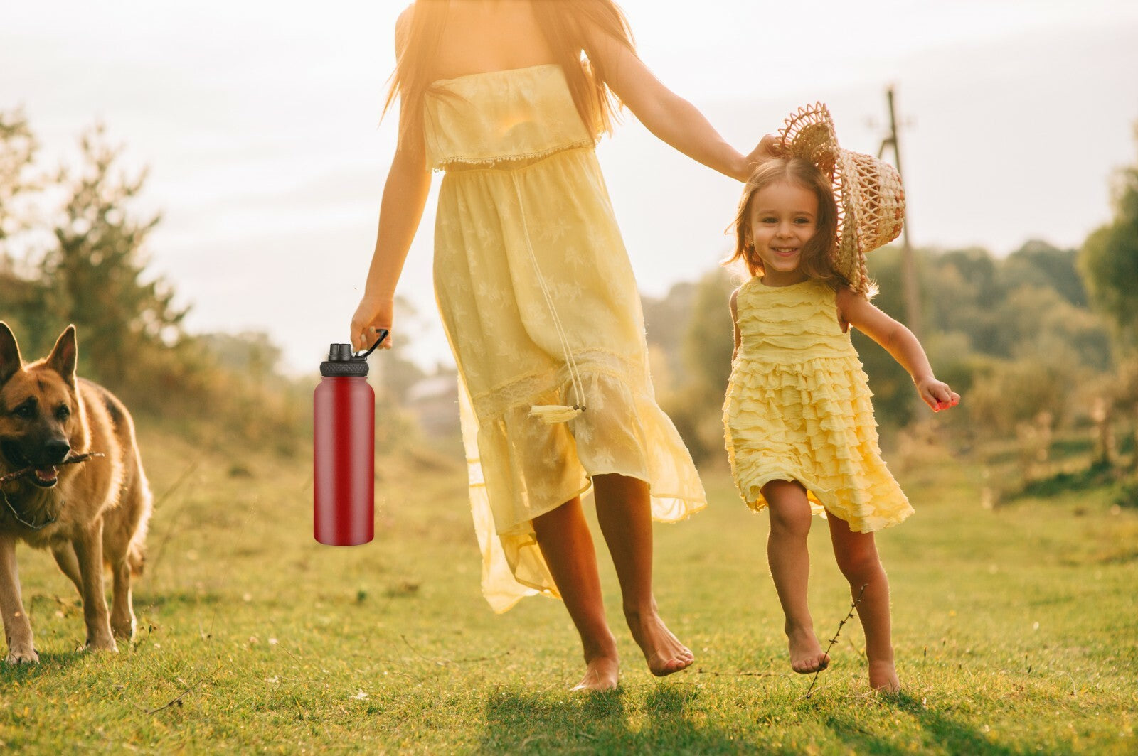 Water Bottle Stainless Steel Vacuum Double Wall Insulation Sport Wide Mouth 40 Oz 
