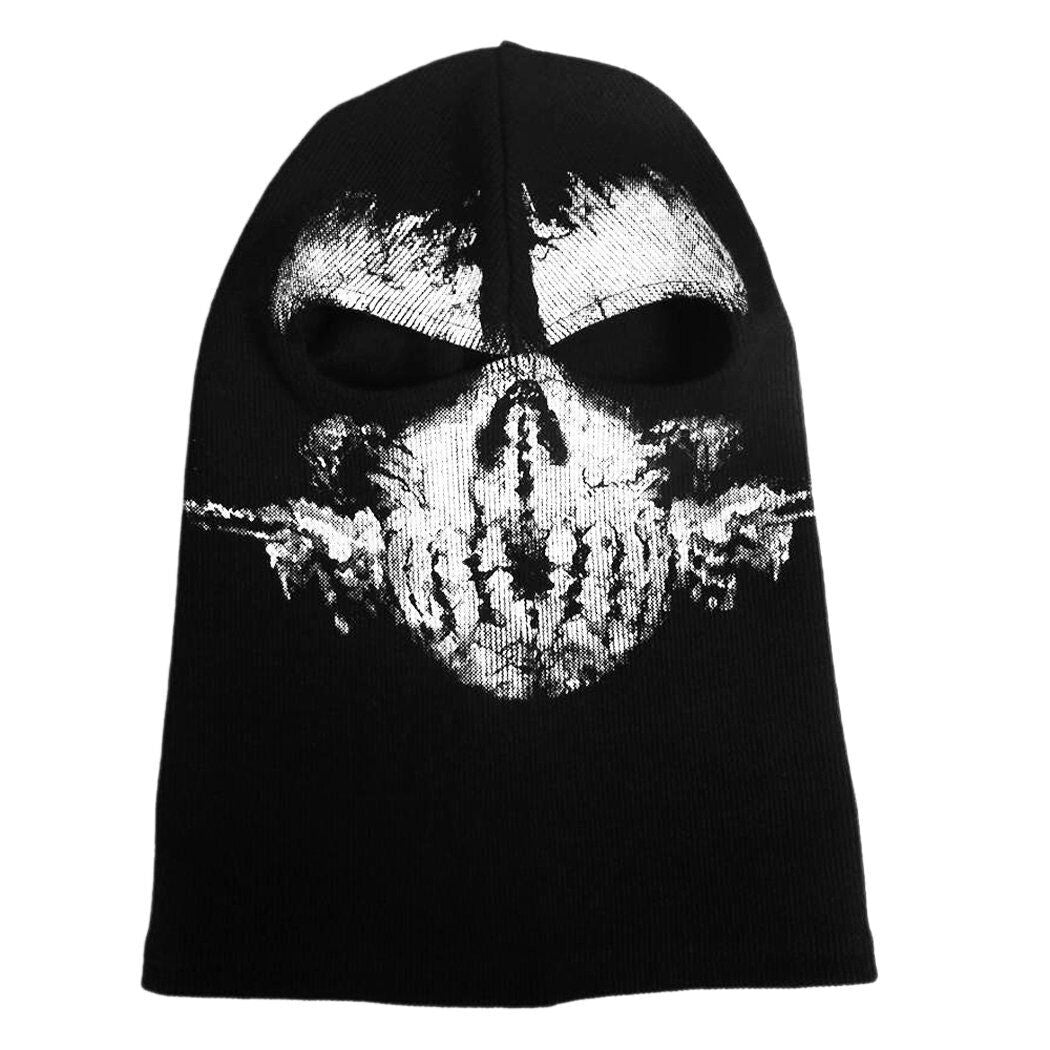 Motorcycle Game Balaclava Hood Ghost Skull Full Face Cover CS Halloween Mask