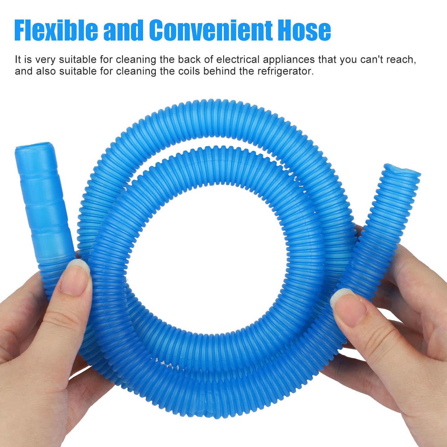 Dryer Vent Cleaner Kit Vacuum Hose Attachment Brush Lint Remover Power Washer