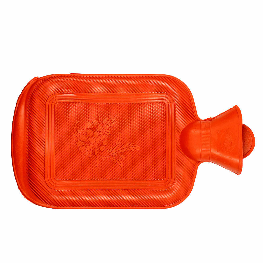 Hot Water Bottle Rubber Bag Warm Relaxing Heat Cold Therapy