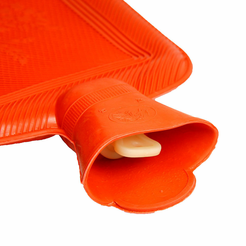 Hot Water Bottle Rubber Bag Warm Relaxing Heat Cold Therapy