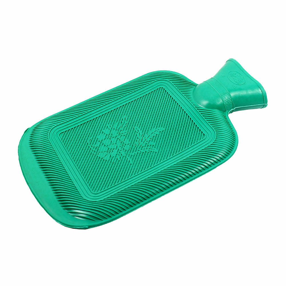 Hot Water Bottle Rubber Bag Warm Relaxing Heat Cold Therapy