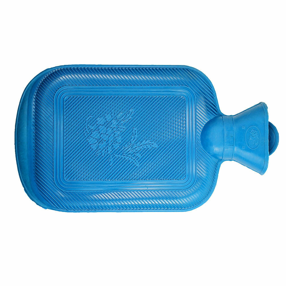 Hot Water Bottle Rubber Bag Warm Relaxing Heat Cold Therapy