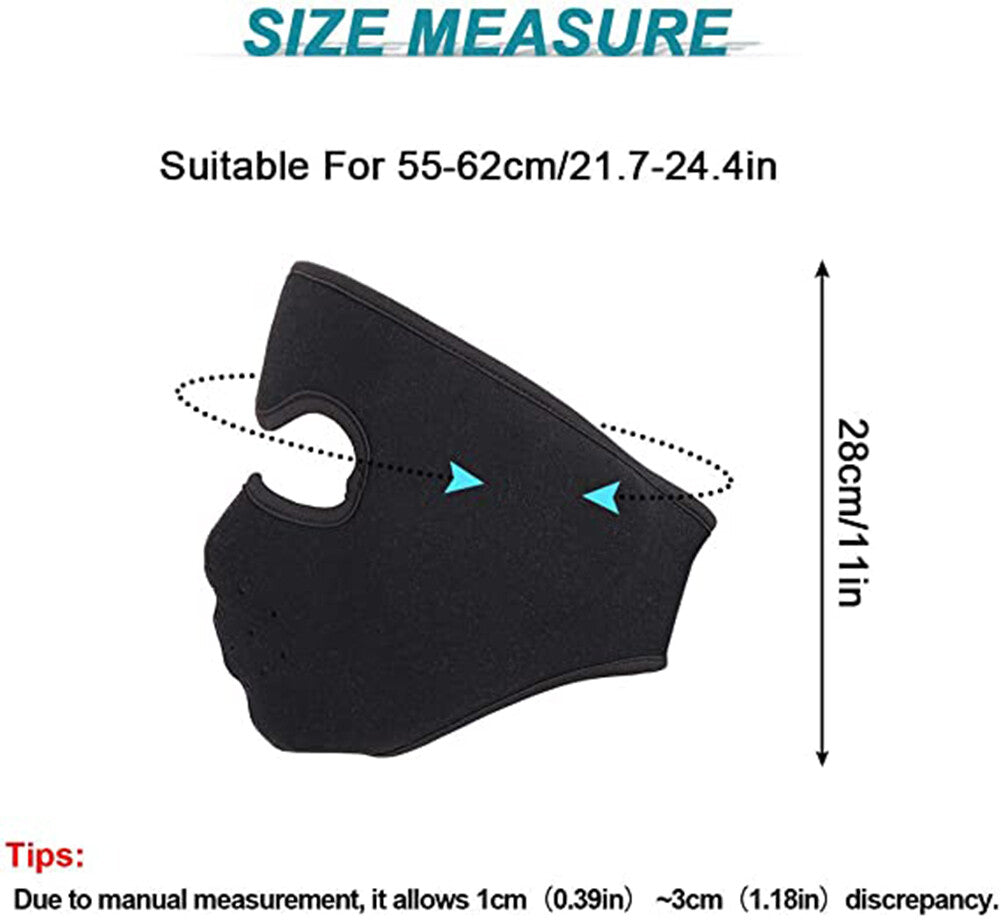 Winter Thermal Windproof Ski Mask Balaclava Fleece Full Face Mask for Men Women