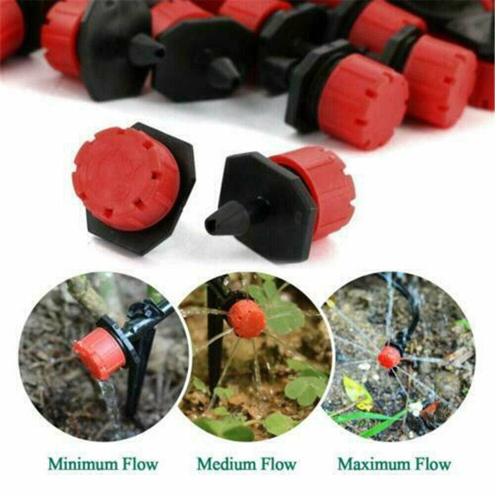Drip Irrigation System Plant Timer Self Garden Watering Spray Hose Kit 100Ft/30M