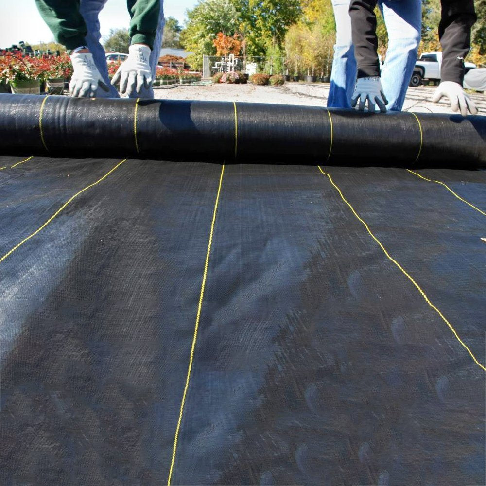 Heavy Duty Weed Barrier Fabric Woven Ground Weed Cover 3.2 Ounce Landscape