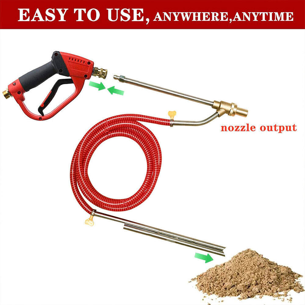 Sandblasting Wet Abrasive Sandblaster Attachment Kit for Pressure Washer Blaster