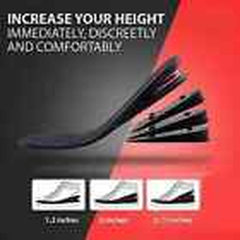 Shoe Lift Height Increase Insole Foot Pad Insert Riser Footpad Unisex