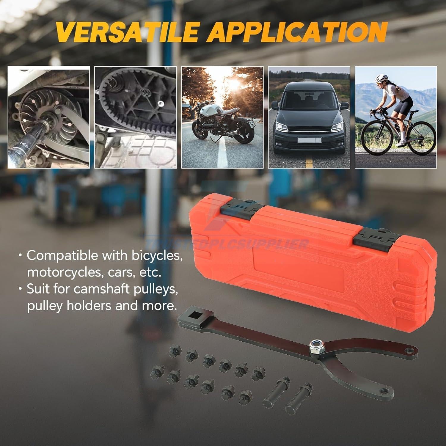 Adjustable Variable Pin Spanner Wrench Tool 1/4In-5In Pulley Puller Remove New