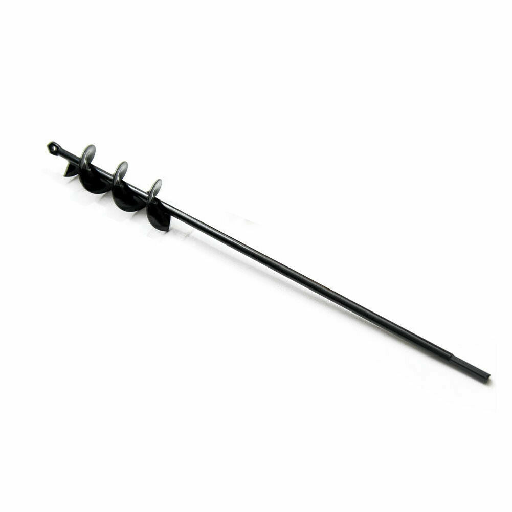 18" Planting Auger Spiral Hole Drill Bit Garden Soil Yard Earth Bulb Hole Digger