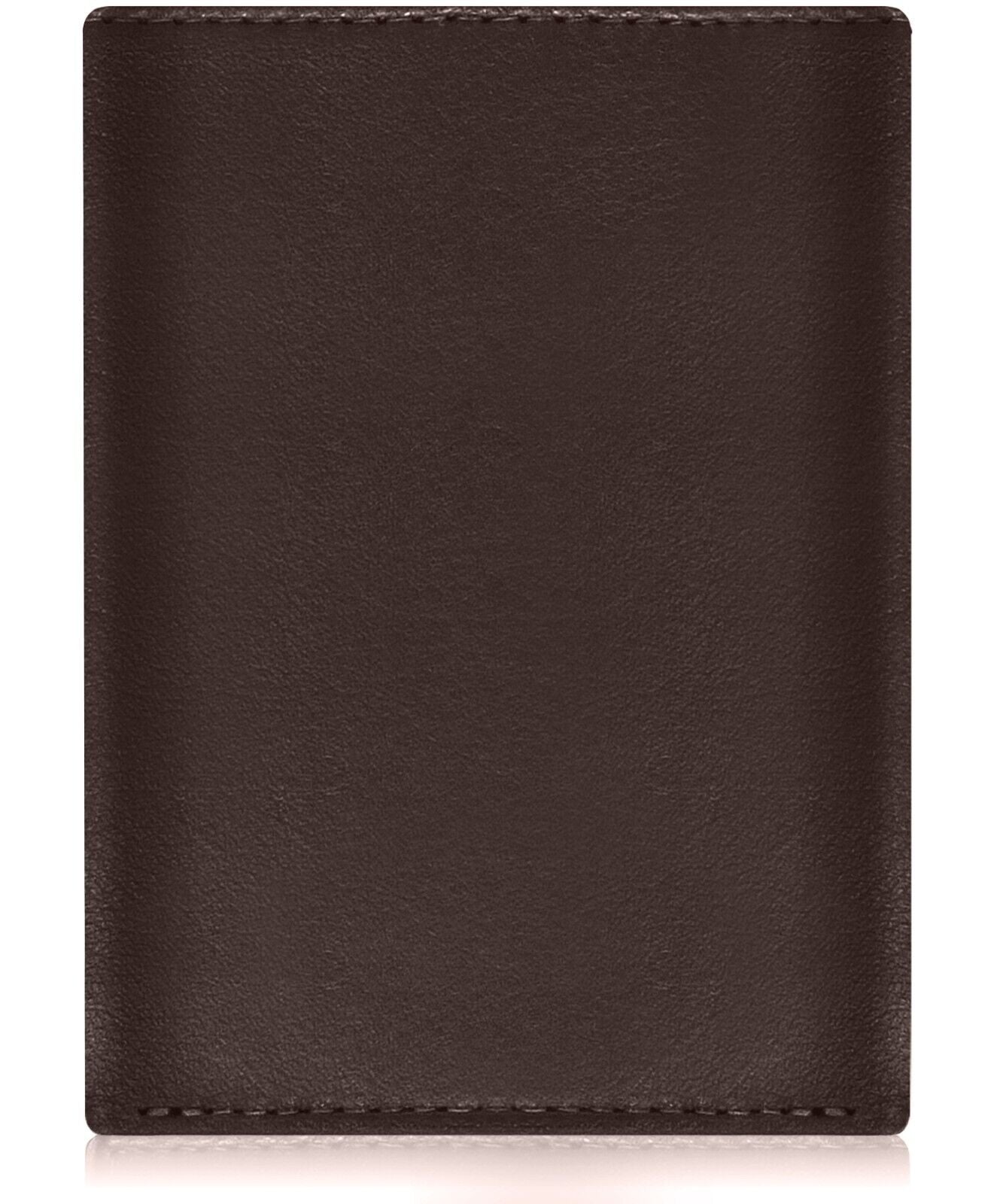 Genuine Leather Mens Wallet Slim Trifold Wallets for Men with ID Window RFID