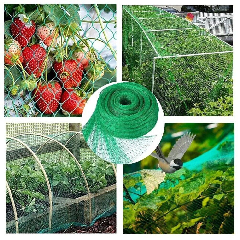 Anti Bird Netting Pond Net Protection Tree Crops Plants Fruits Garden Mesh