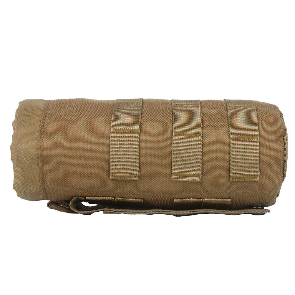 Molle Tactical Water Bottle Bag Pouch Kettle Holder Carrier Camping Hiking Bag