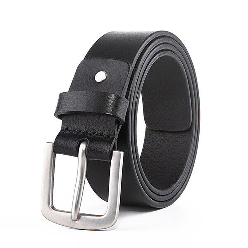 Men’S Belts Full Grain Genuine Leather Casual Dress Jeans Belts for Men
