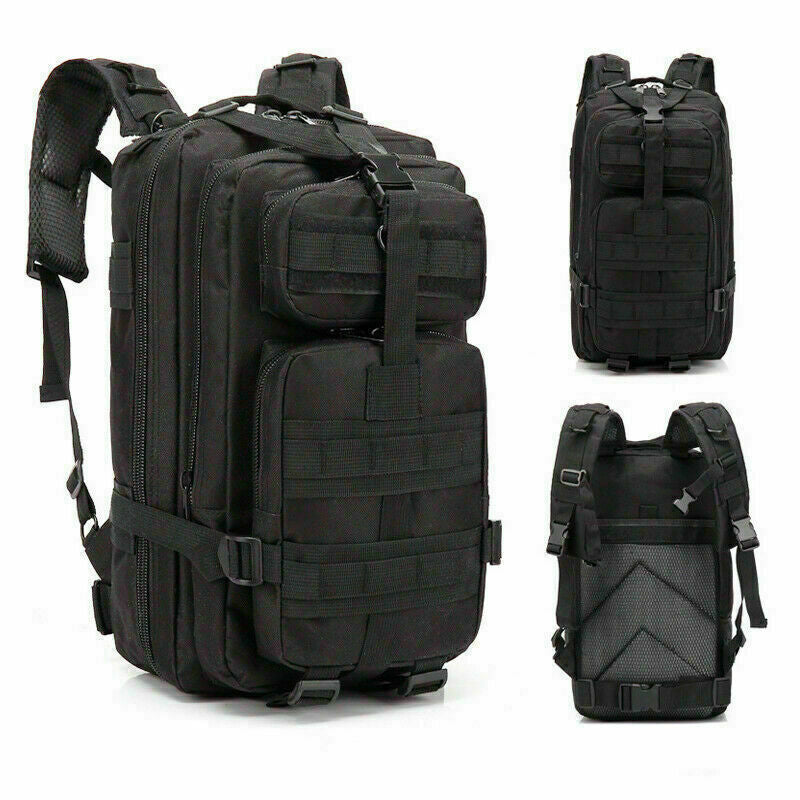 30L Military Tactical Backpack Rucksack Travel Bag for Camping Hiking Outdoor