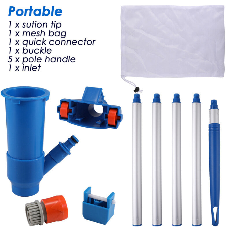 All-in-One Pool Vacuum Head Cleaner – Spa Cleaning Kit & Accessories