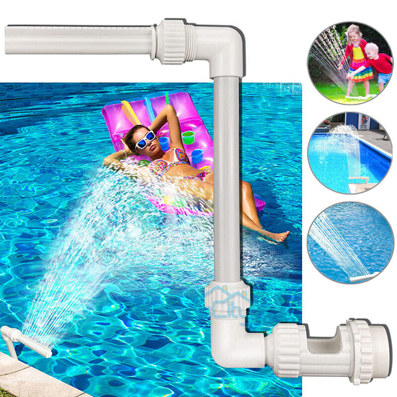Swimming Pool Waterfall Fountain in Ground above Ground Pool Fountain Sprinkler