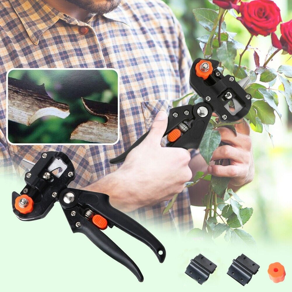Garden Tree Grafting Knife Pruning Pruner Shears Snip Scissors Cutting Tool Kit