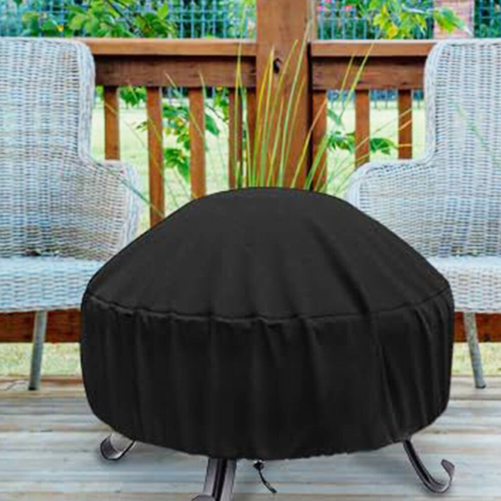Fire Pit Cover Heavy Duty Waterproof round Patio Fire Bowl Table Cover 30 Inch