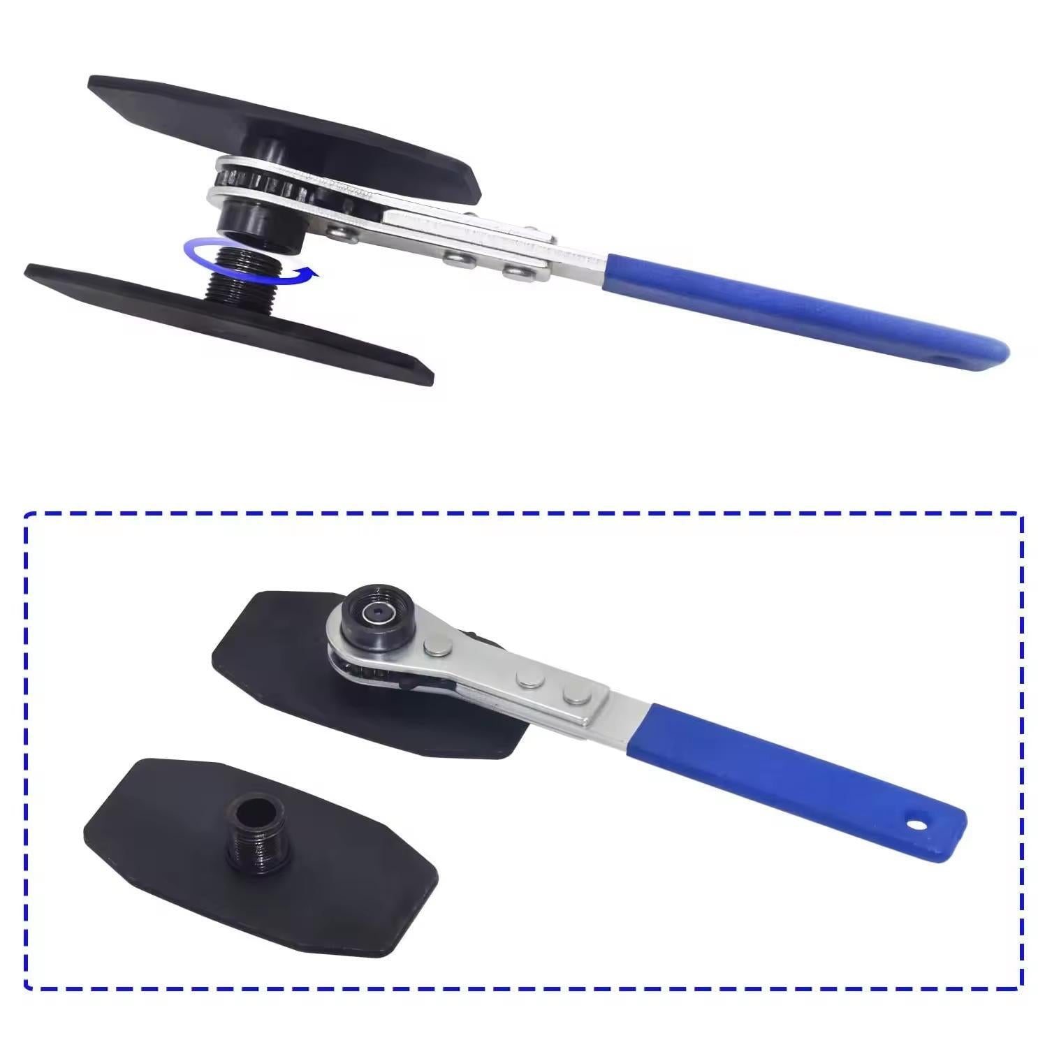 Car Ratchet Brake Spreader Wrench Caliper Pad Install Tool Press Ratchet Car Tool