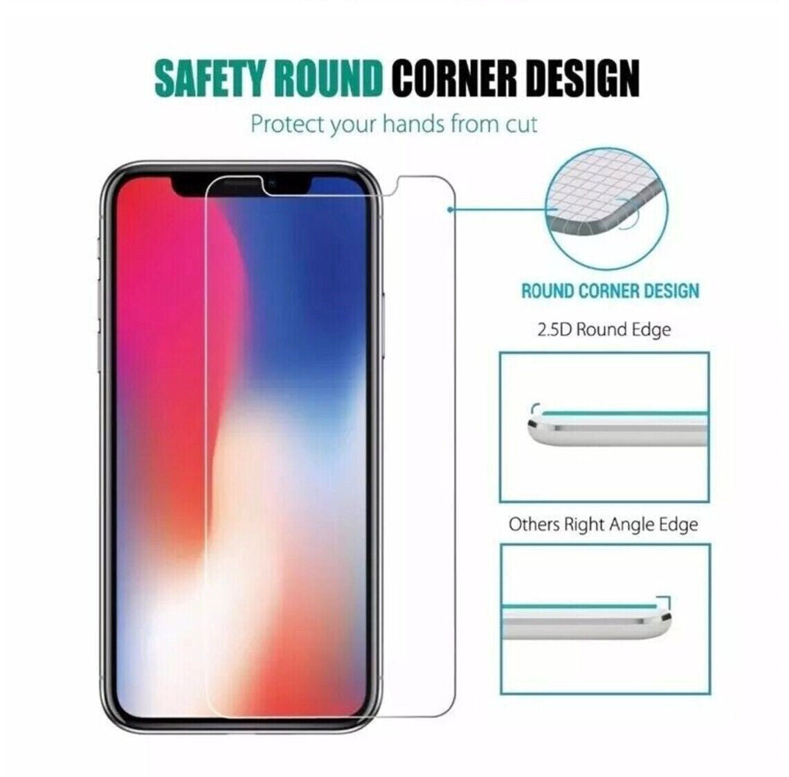 For Iphone 16 15  Pro Max Clear Shockproof Case +2*Screen +2*Lens Protector