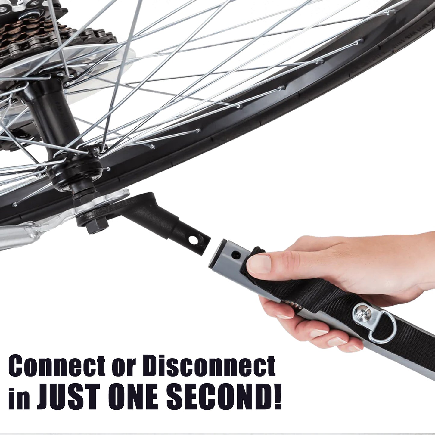 Bike Trailer Coupler Hitch Connector - Bicycle Attachment Adapter for Kid