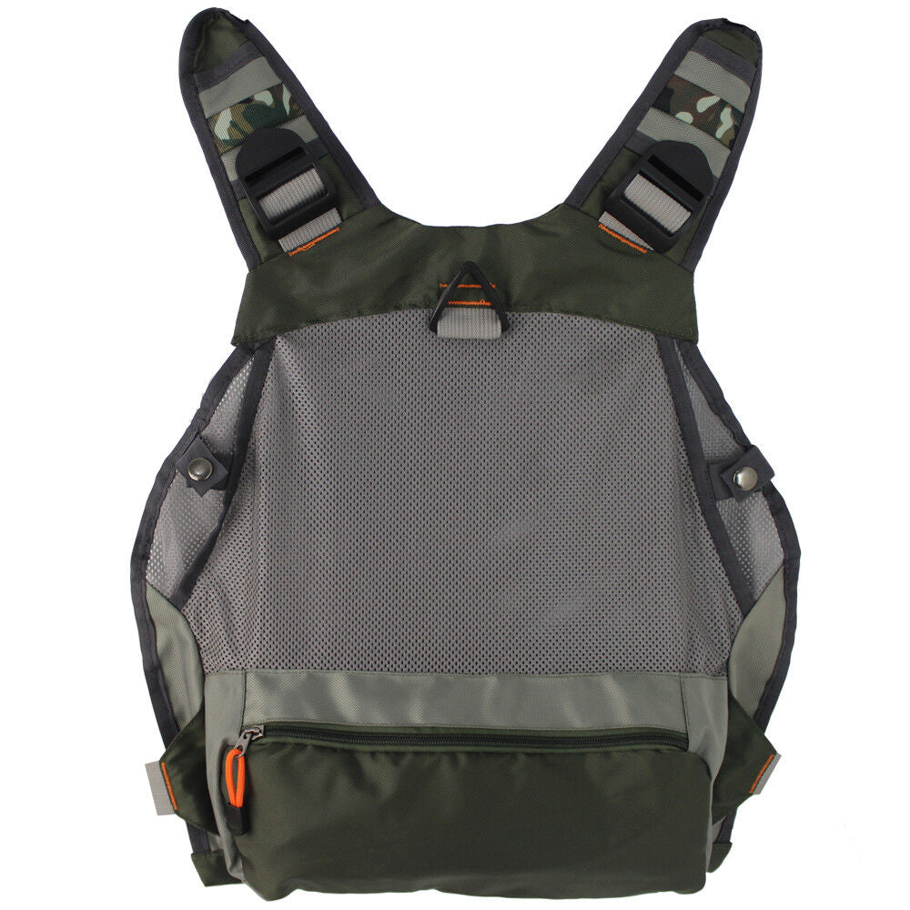 Fly Fishing Mesh Vest General Size Adjustable Mutil-Pocket Breathable Vest