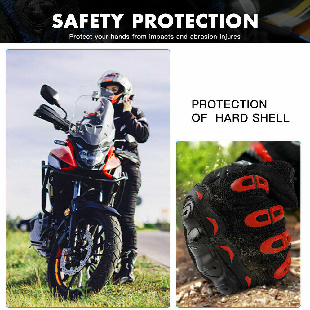 Motorcycle Gloves for Men Women Full Finger Touchscreen Motorbike Riding Gloves