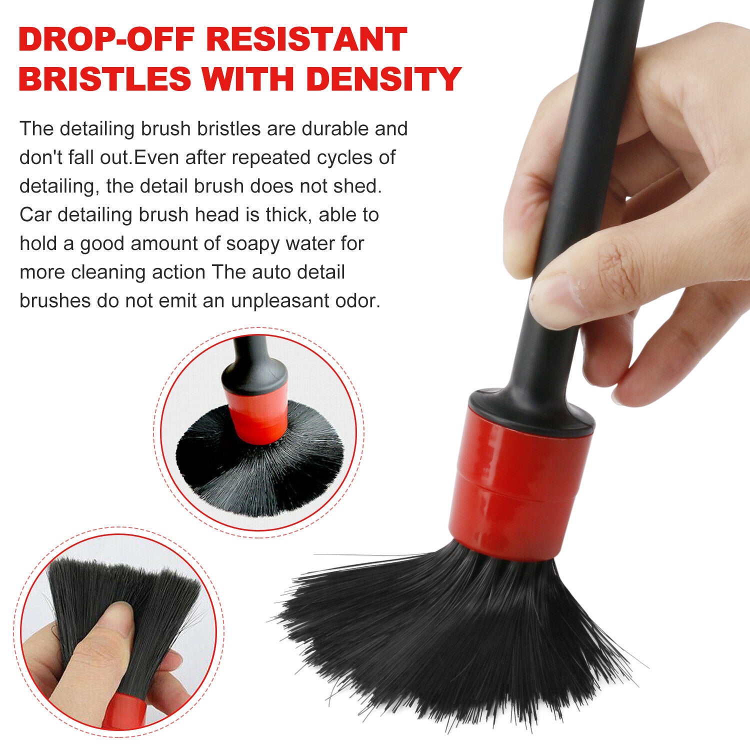 Detailing Cleaning Kit Car Detailing Brush Wash Engines for Wheel Clean Set Auto