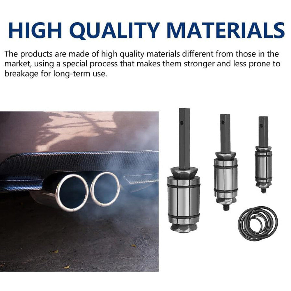 3-Piece Tail Pipe Expander Set – High Strength Steel Exhaust Pipe Expander Kit with Storage Case