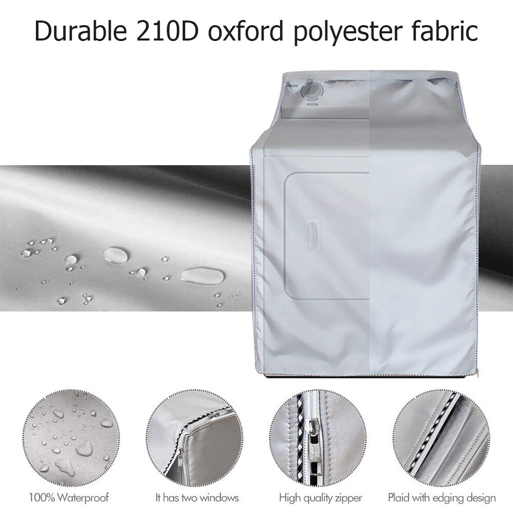 Washing Machine Top Dust Cover Laundry Washer/Dryer Protect Waterproof Dustproof