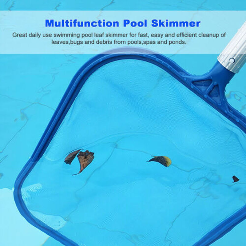 12" Swimming Pool Leaf Skimmer Net, Clean Pool, Spa, Pond, Remove Leaves, Debris