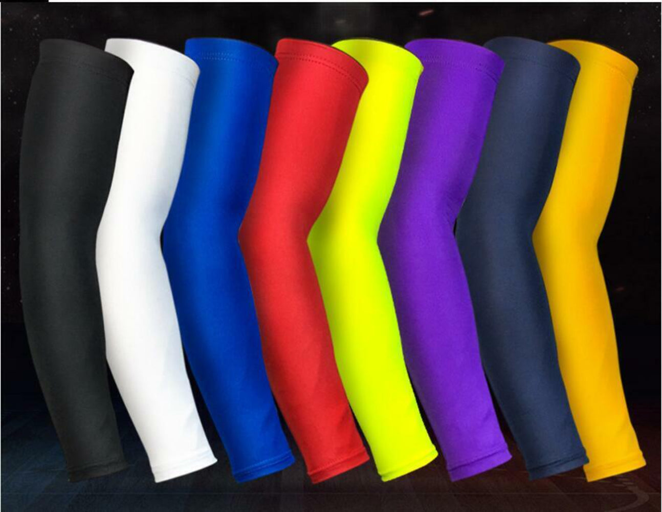 1PR Arm Sleeves UV Sun Protection Arm Cover Cuff for Men Women Outdoor Sport