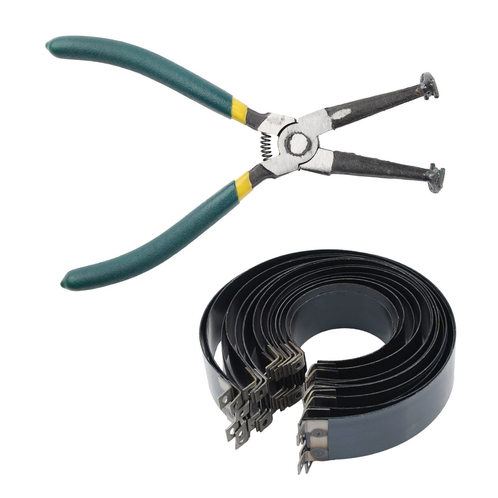 Motorcycle Ring Compressor Cylinder Installer Tool Kit with Plier&14 Band