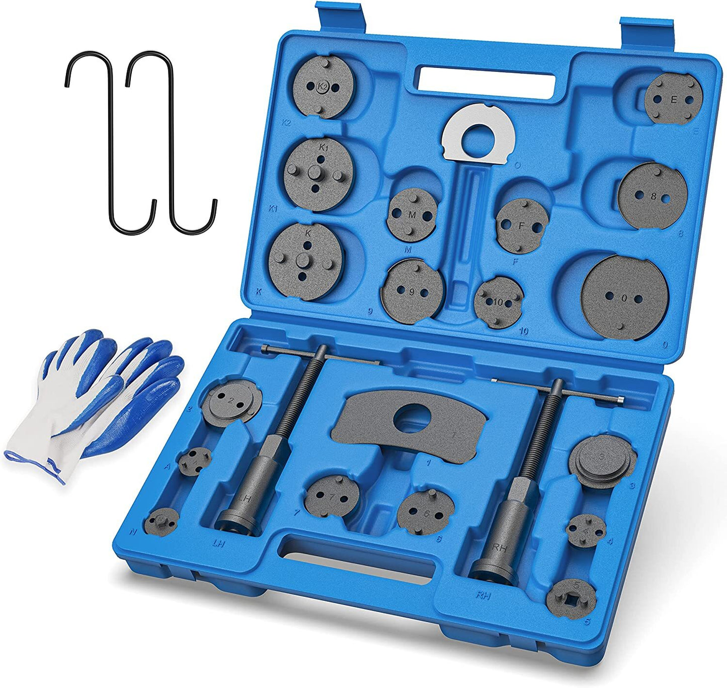 Universal Disc Brake Caliper Brake Piston Wind Back Rewind Hand Tools Total 27PCS