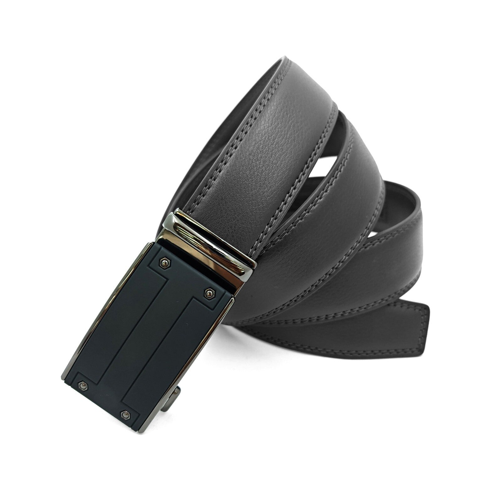 Men'S Ratchet Belt Genuine Leather Mens Belt with Slide Ratchet Belts for Men