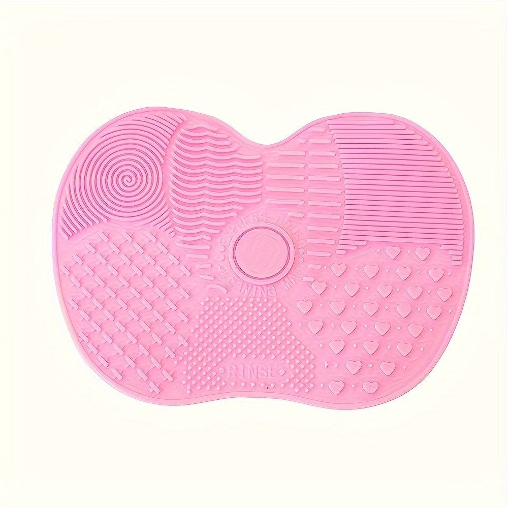 Silicone Makeup Brush Cleaning Pad: Reusable, Portable Cleaning Tool