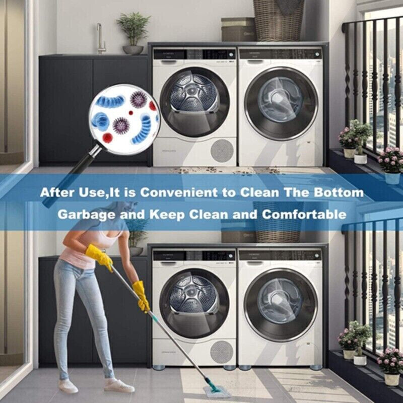8PCS anti Vibration Washing Machine Support Anti-Slip Rubber Feet Base Pads Mat