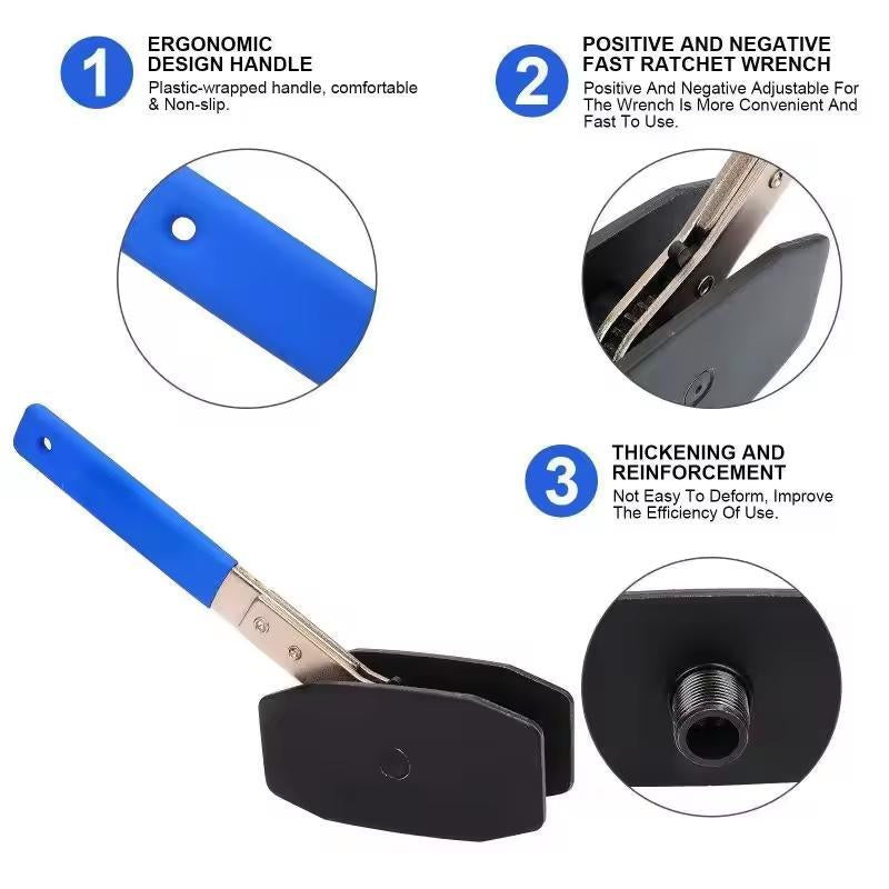 Car Ratchet Brake Spreader Wrench Caliper Pad Install Tool Press Ratchet Car Tool