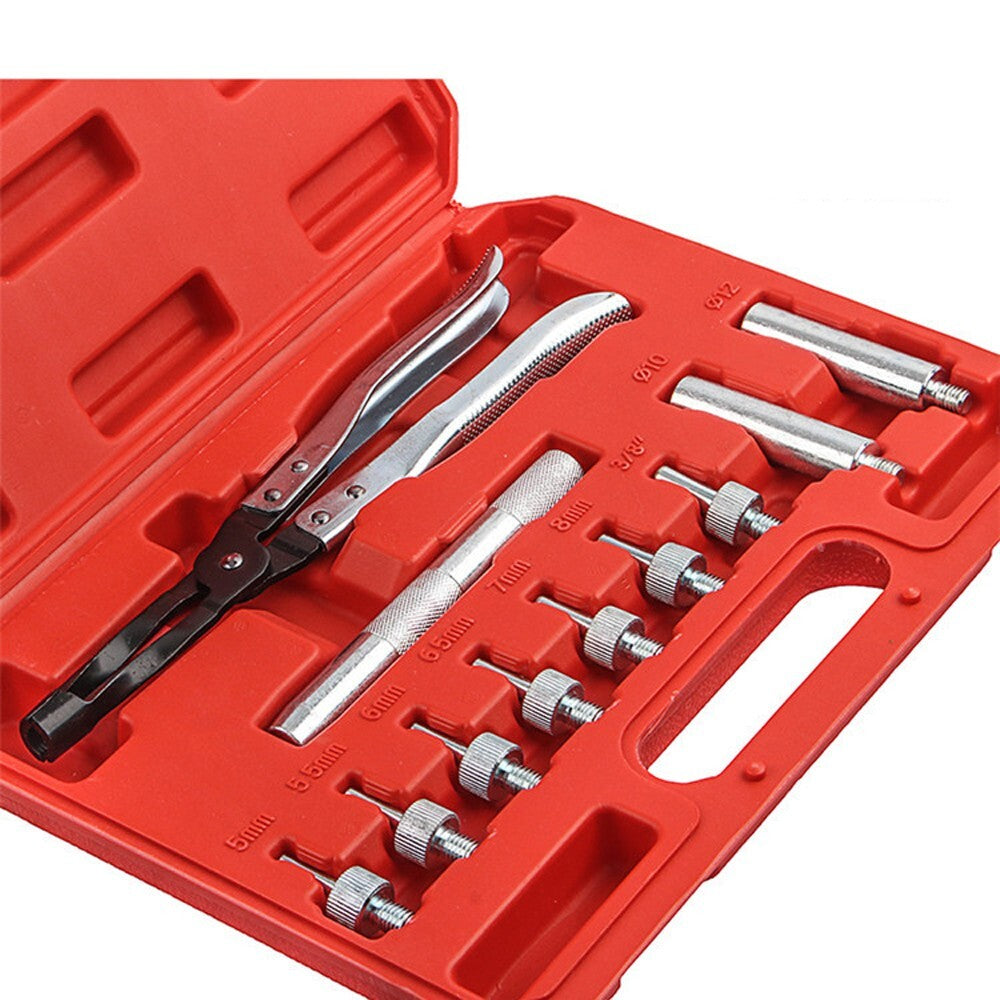 11Pc Valve Stem Seal Removal & Installer Tool Kit Remover Plier for Car Truck