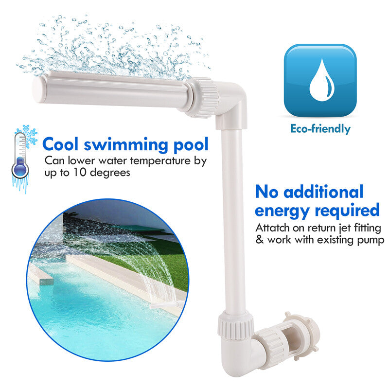 Swimming Pool Waterfall Fountain in Ground above Ground Pool Fountain Sprinkler