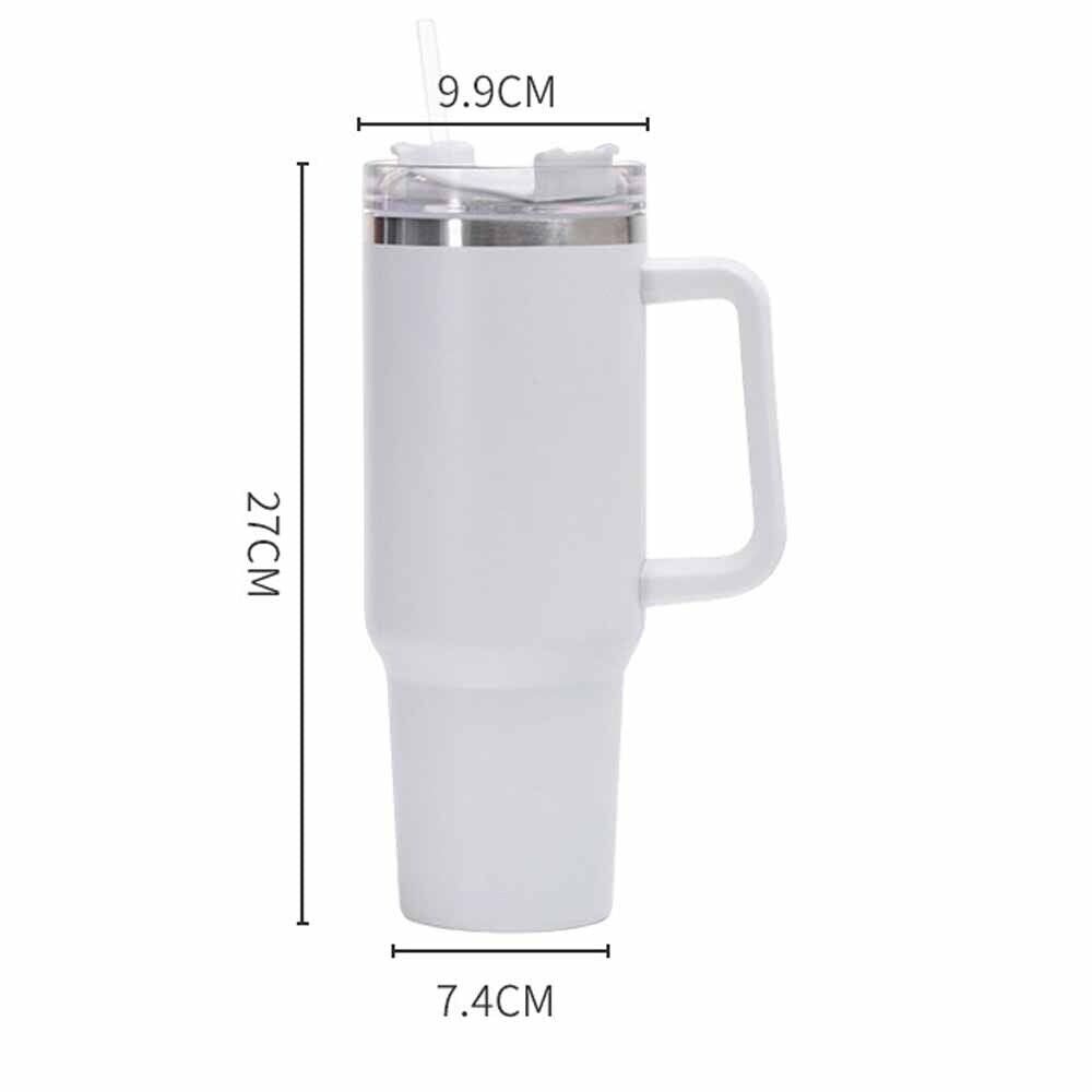 40 Oz Tumbler Stainless Steel Vacuum Insulated Tumbler with Lid and Straw Gift