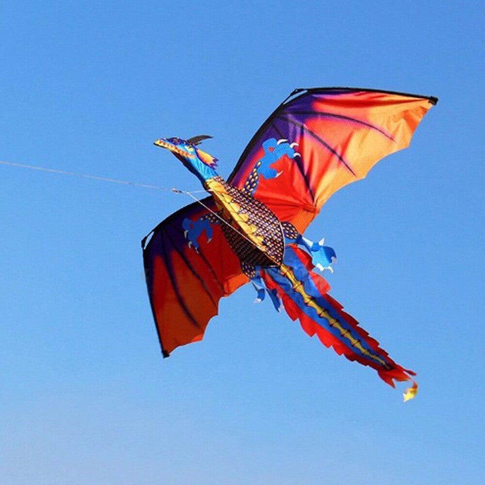 3D Dragon Single Line Kite for Adult Kids Classical Sports Outdoor Easy to Fly