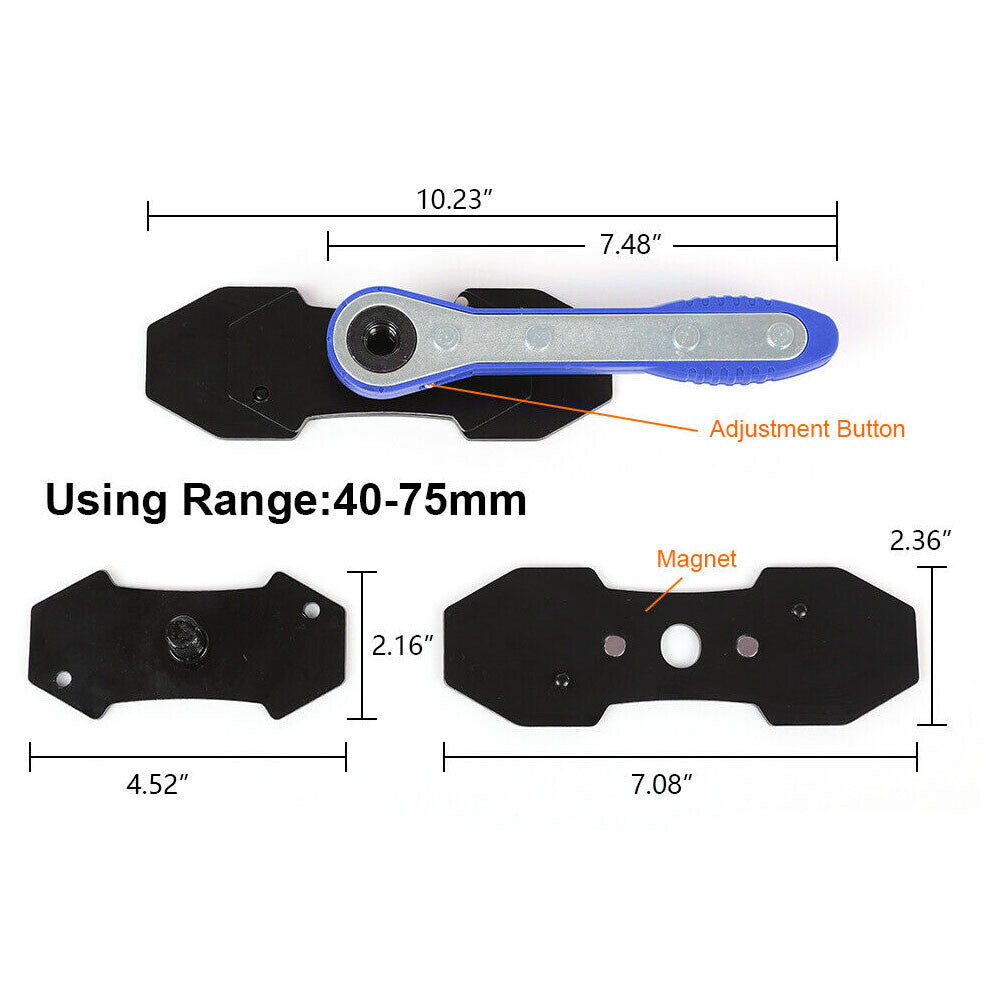 Car Ratchet Brake Caliper Spreader Brake Caliper Press Tool Separator Pad Car Tools