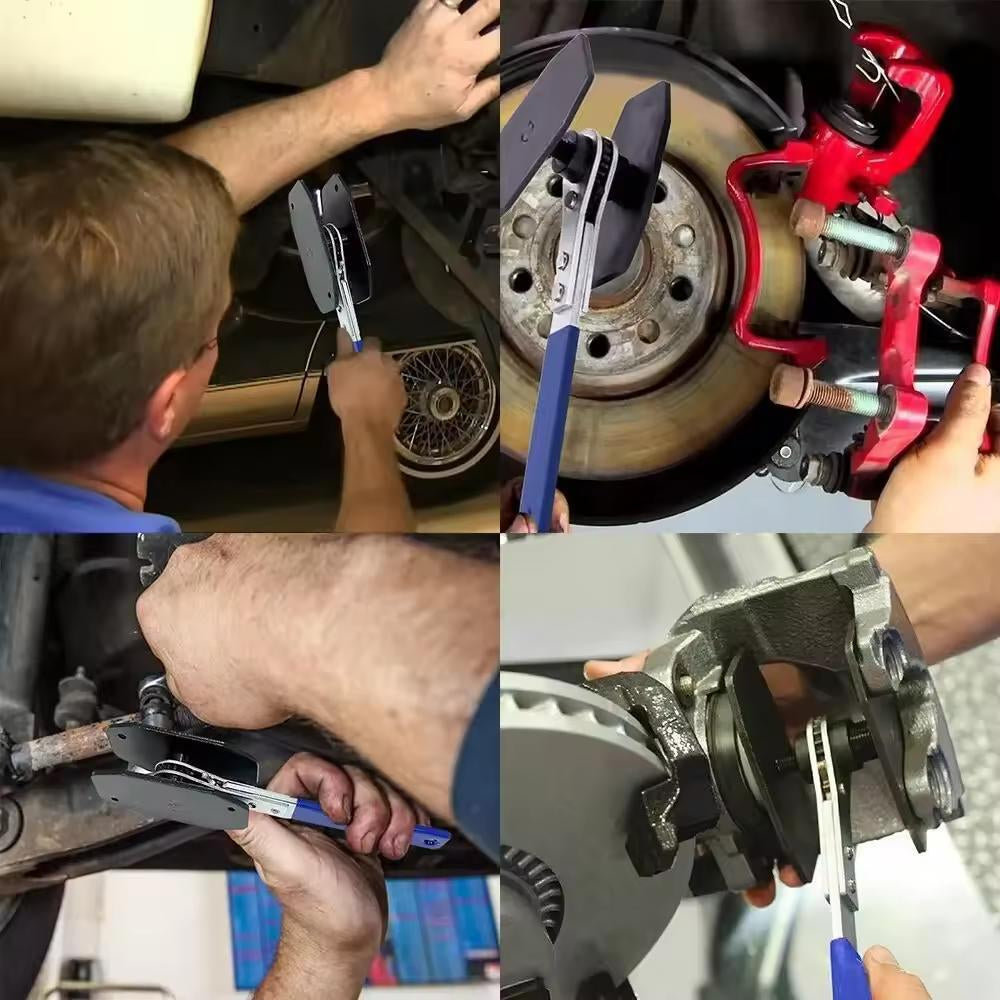 Car Ratchet Brake Spreader Wrench Caliper Pad Install Tool Press Ratchet Car Tool