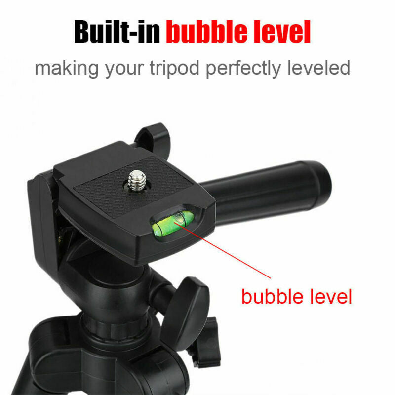 Professional Camera Tripod Stand Holder Mount for Iphone Samsung Cell Phone+Bag