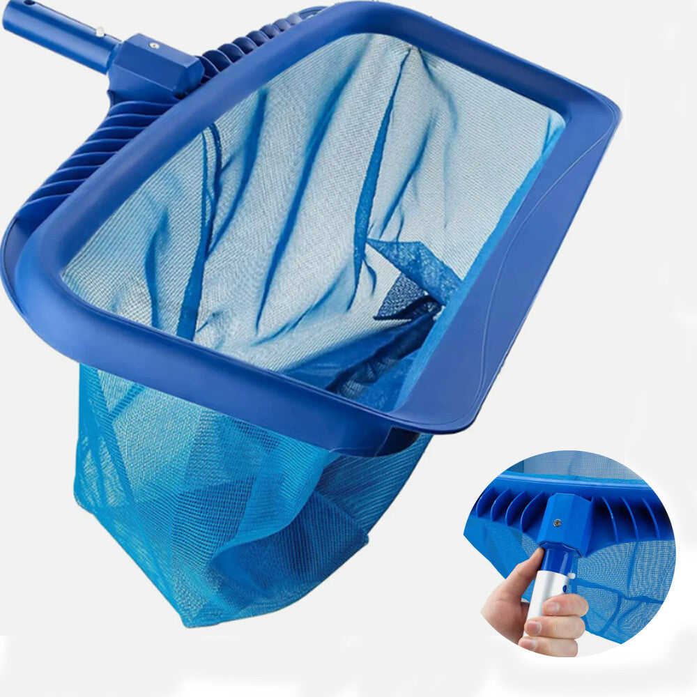 Heavy Duty Pool Skimmer Leaf Rake Net Scooper, Cleaning Swimming Pool, Fine Mesh