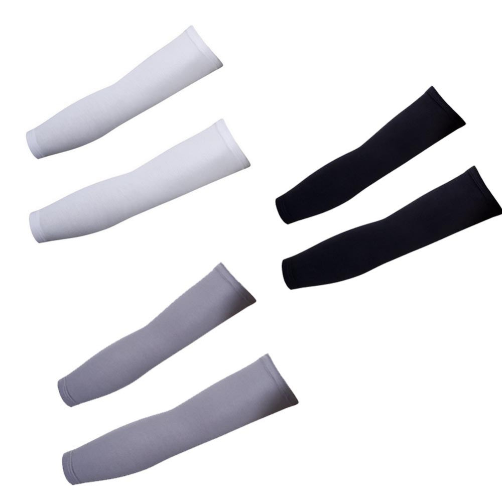 1PR Arm Sleeves UV Sun Protection Arm Cover Cuff for Men Women Outdoor Sport