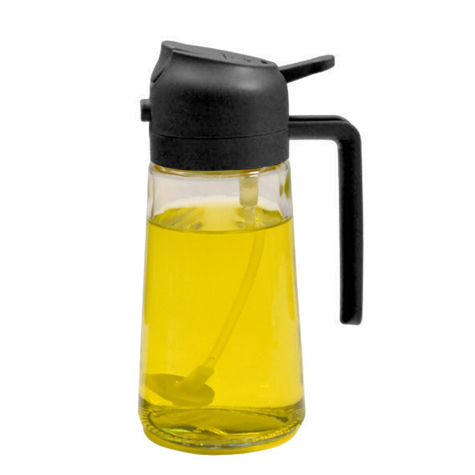 2-In-1 450ML Glass Oil Sprayer and Dispenser Spray Bottle Cooking Dispensers